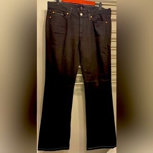7 for All Mankind Mid Rise Bootcut size 31 Black